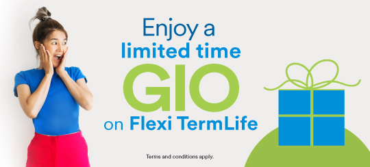 Enjoy GIO on Flexi TermLife + Complimentary ADB
