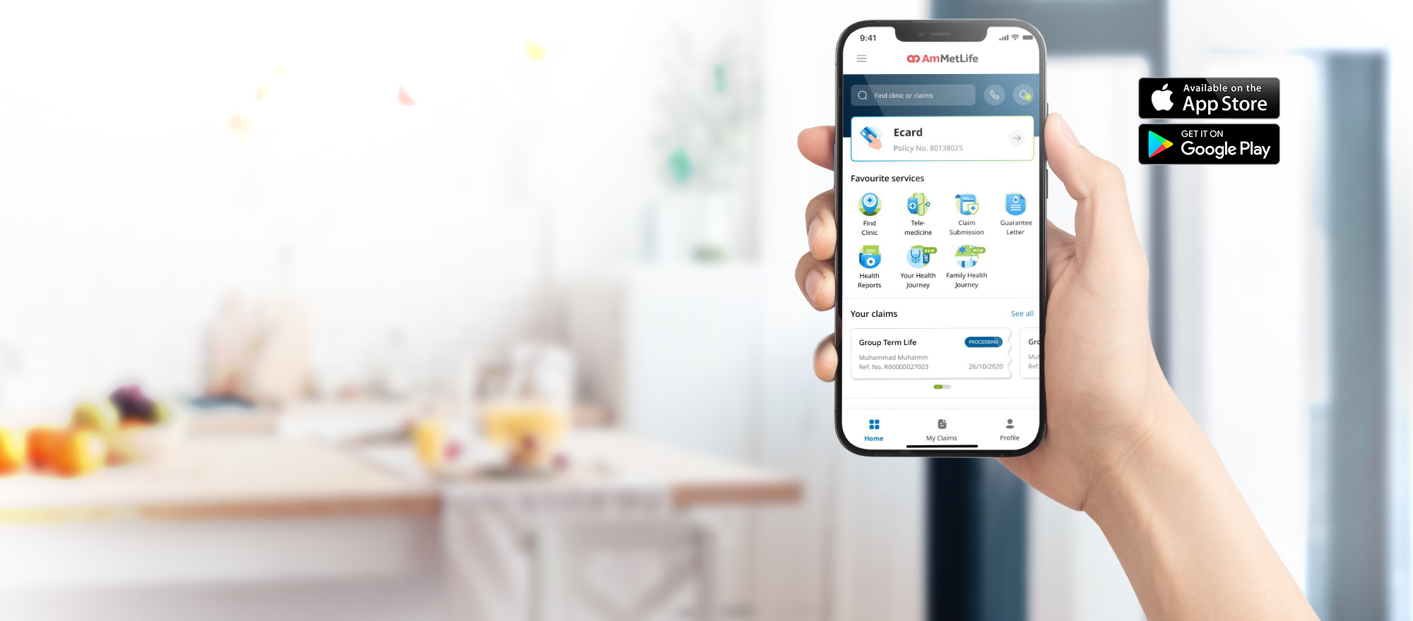 AmMetLife Health App