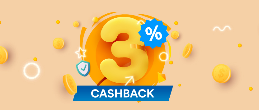 Up to 3% of annual premium cashback